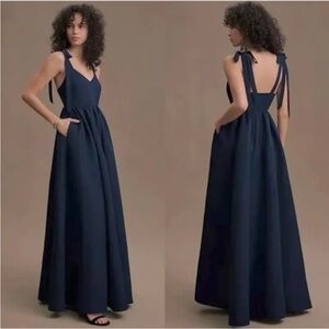 Sachin + Babi Navy Blue Maxi Dress